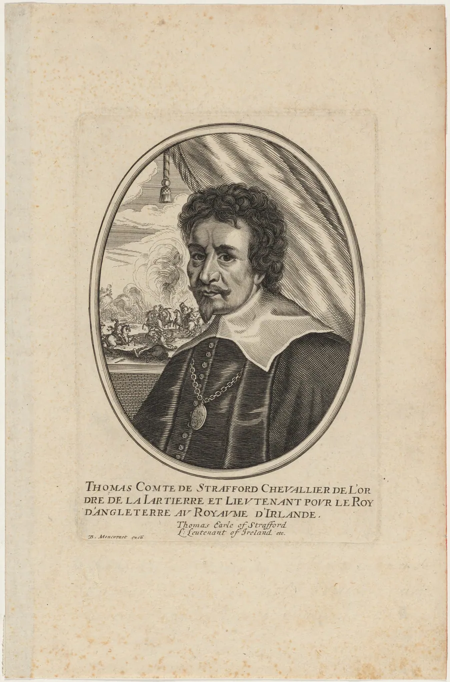 Thomas Wentworth, Earl of Strafford by Unknown 19th Century