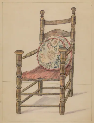 Slat-back Armchair