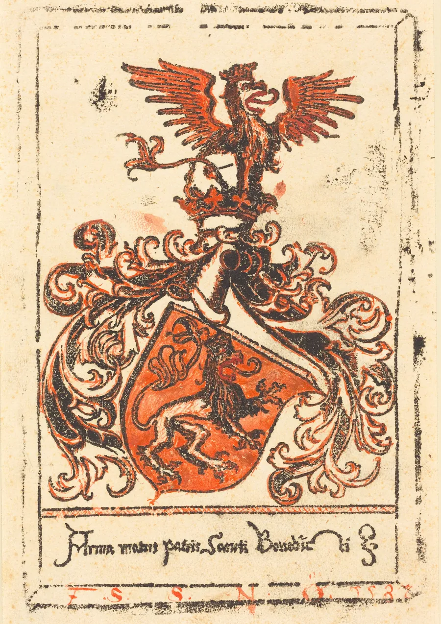 Bookplate of the Abbey of Ottobeuren by German 15th Century