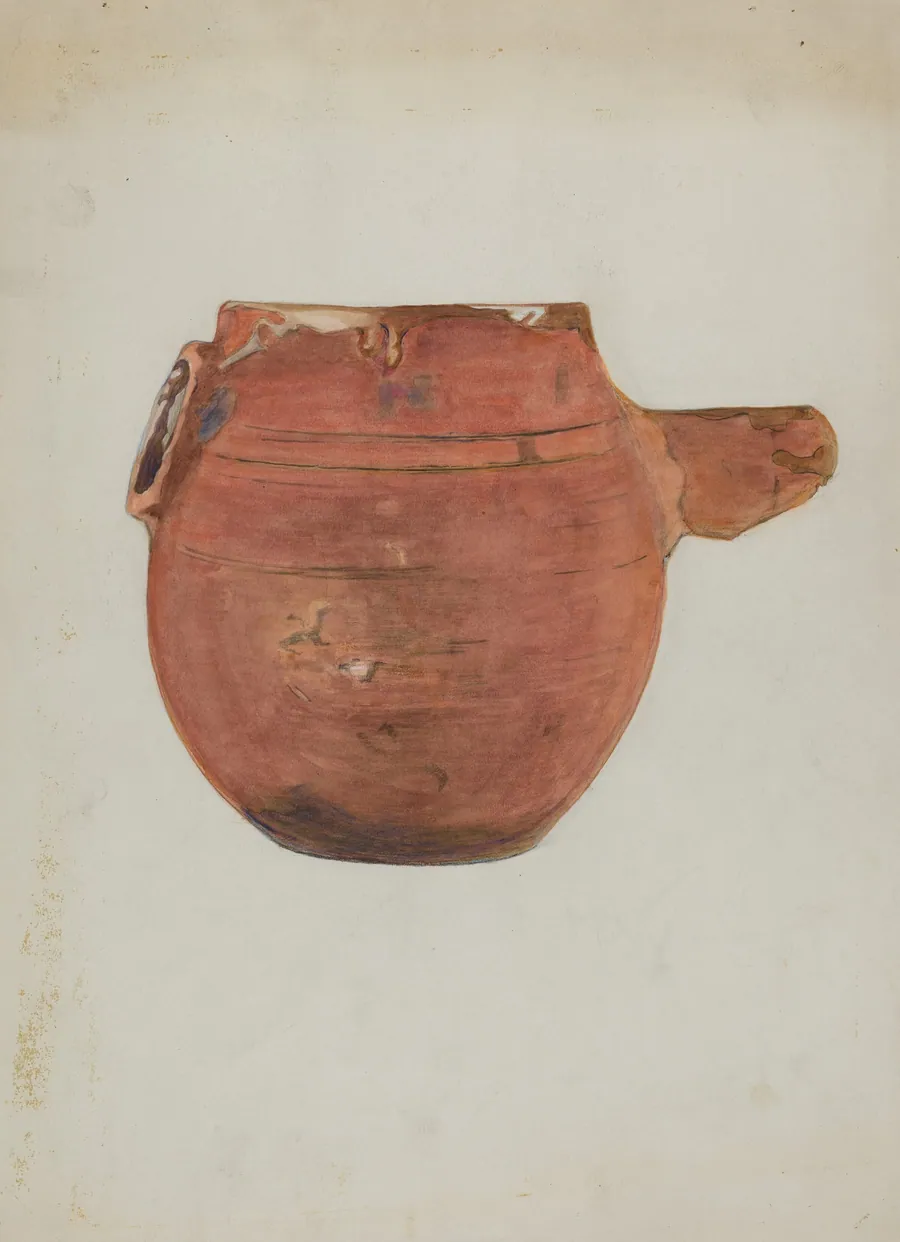 Terra Cotta Pot by Cecily Edwards