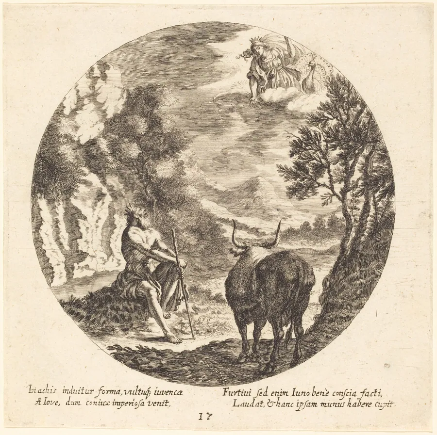 Jupiter Changing Io to a Cow by Georg Andreas Wolfgang the Elder