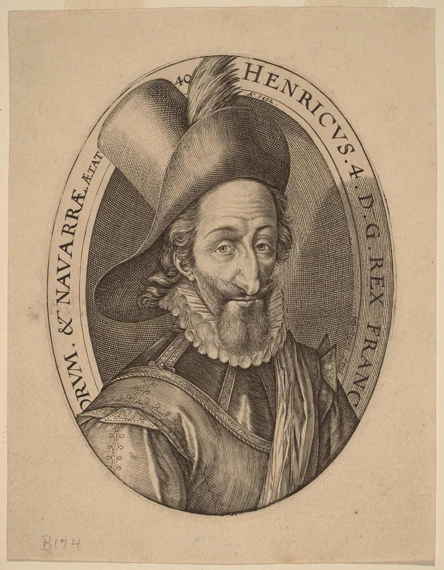 Henry IV, King of France by Hendrick Goltzius