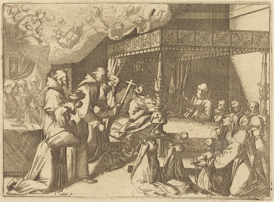 Death of the Queen by Jacques Callot
