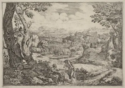 Two Men in Conversation
