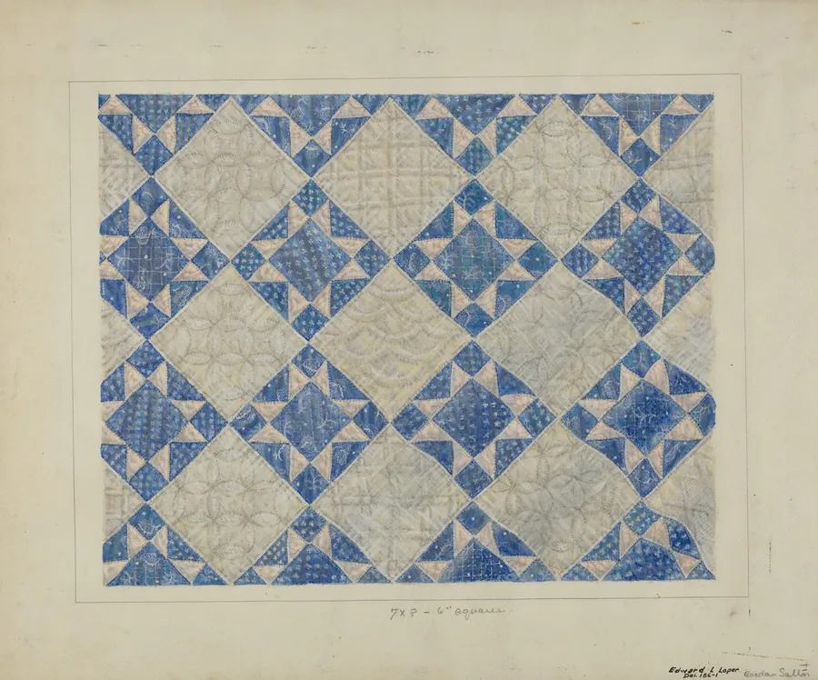 Padded Coverlet by Edward L. Loper