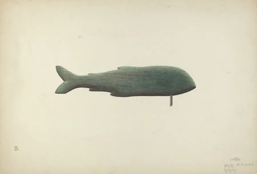 Fish Weather Vane by Albert Ryder
