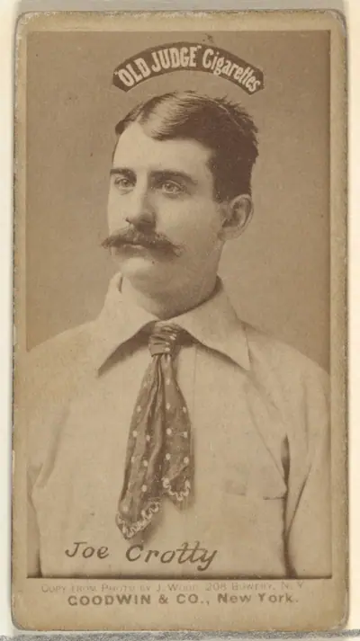 Joseph P. "Joe" Crotty, from the Old Judge series (N172) for Old Judge Cigarettes