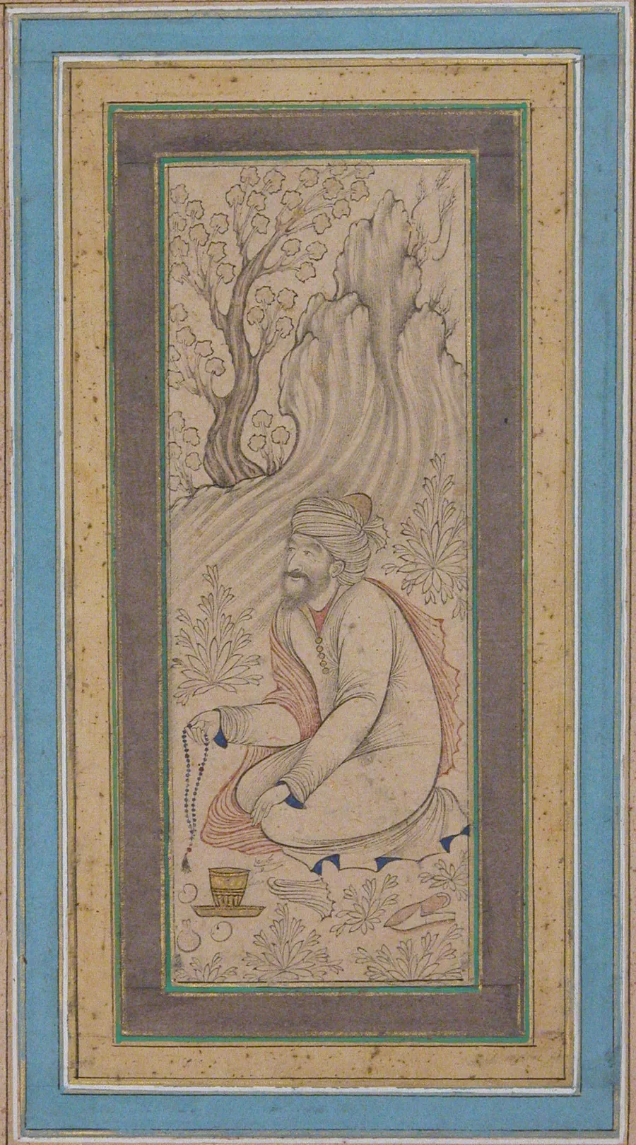 Man with Prayer Beads by Muhammad `Ali