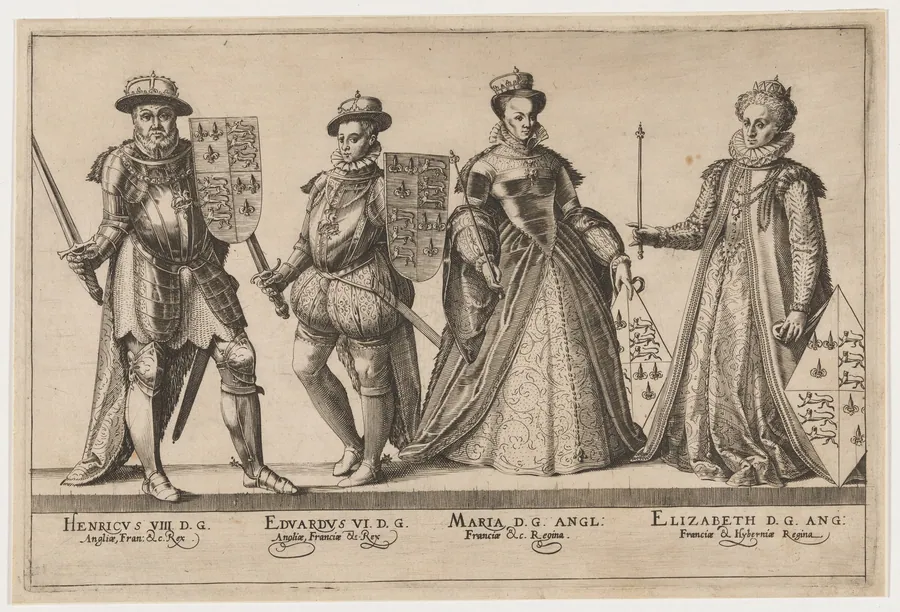 Henry VIII, Edward VI, Mary I and Elizabeth by Anonymous Artist