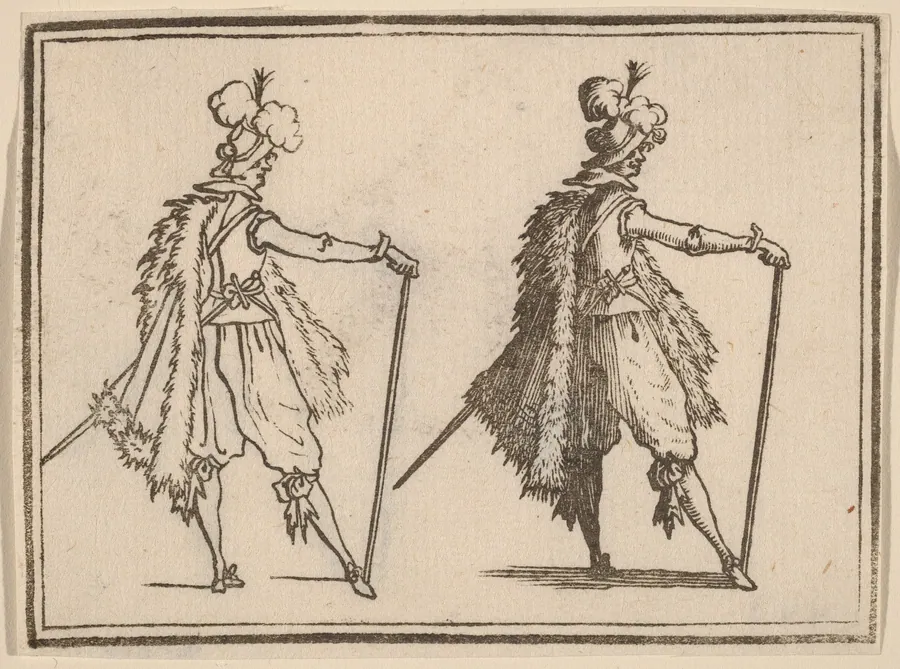 Gentleman with Cane by Edouard Eckman
