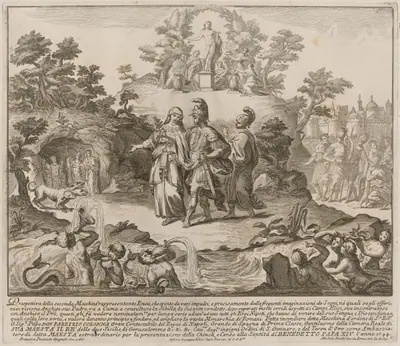 The Seconda Macchina for the Chinea of 1744: Aeneas and Cumaean Sibyl