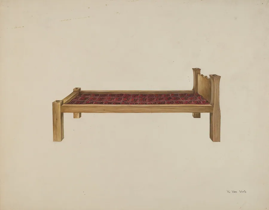 Sewing Settee by Vera Van Voris