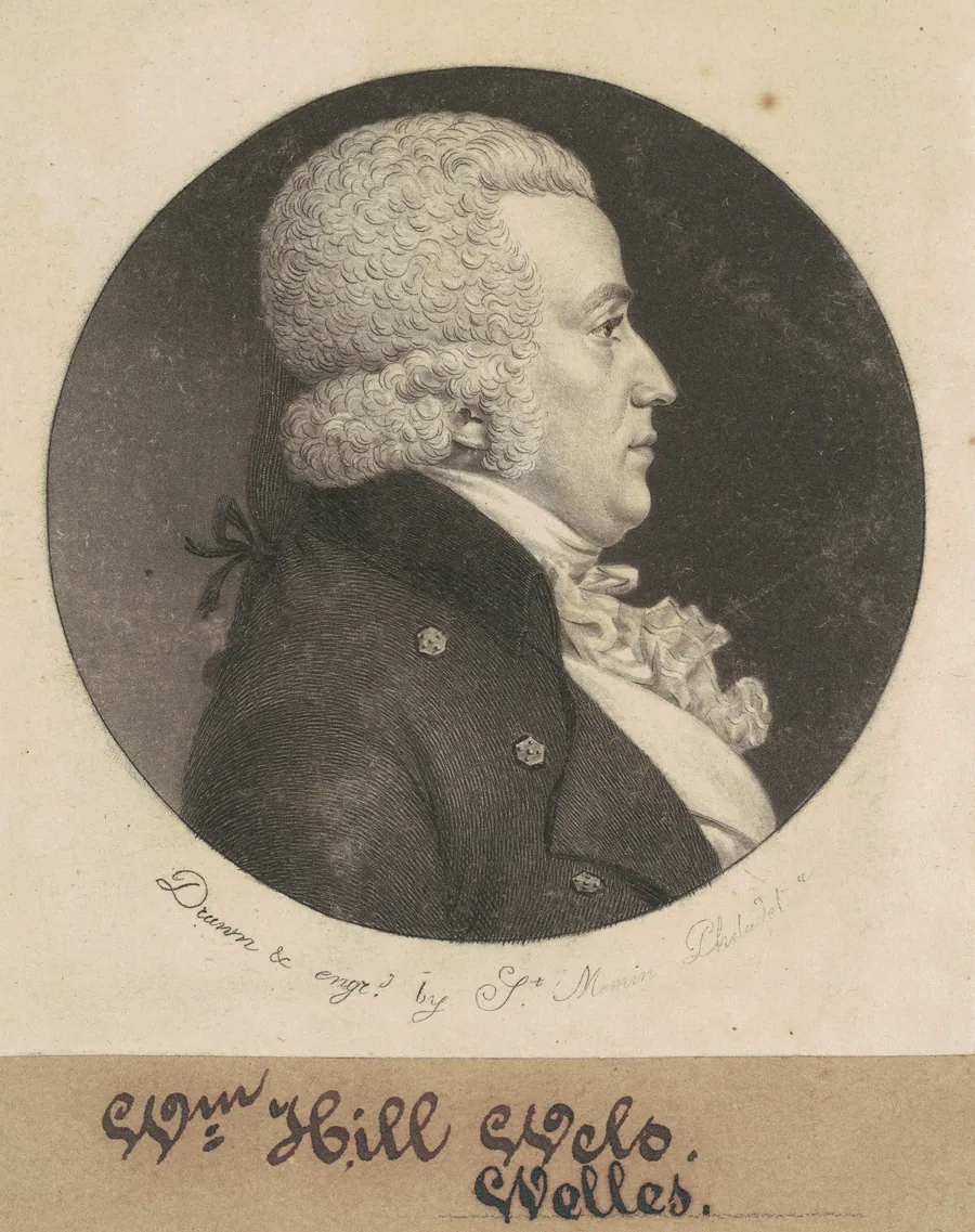 William Hill Wells by Charles B. J. Févret de Saint-Mémin