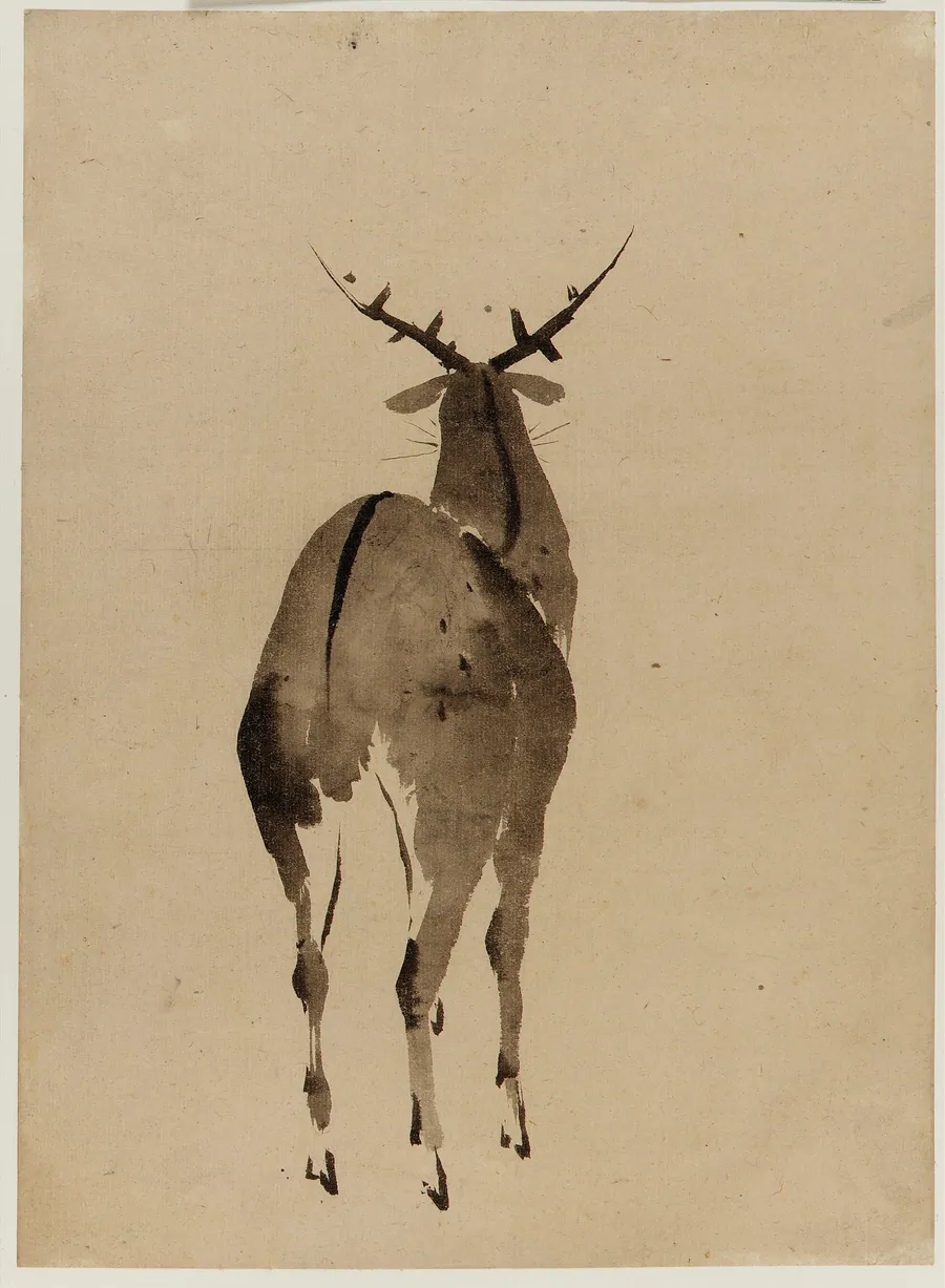 Deer by Katsushika Hokusai 葛飾北斎 (1760-1849)