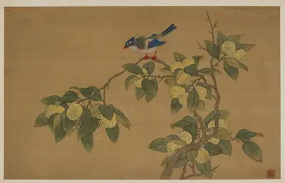 Bird and fruit