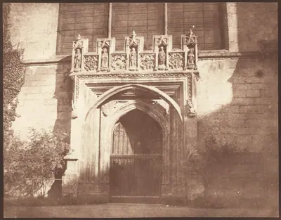 An Ancient Door in Magdalen College, Oxford