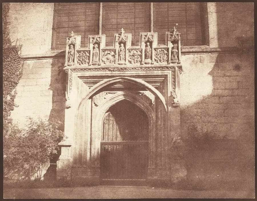 An Ancient Door in Magdalen College, Oxford by William Henry Fox Talbot