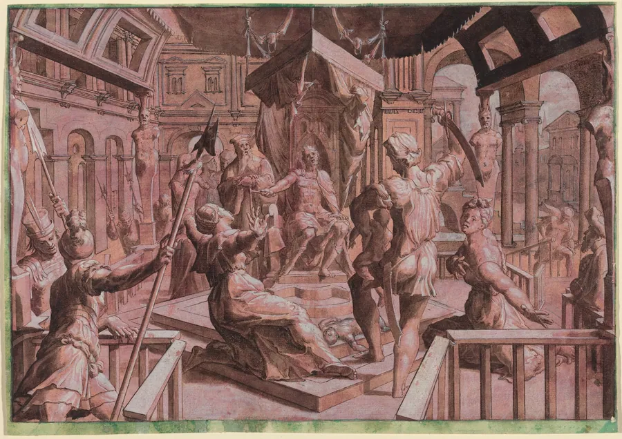 The Judgment of Solomon by Master of the Liechtenstein Adoration