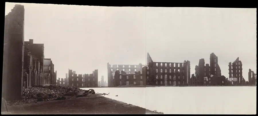 Ruins of Gallego Flour Mills, Richmond by Alexander Gardner