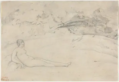 A Nude Reclining in a Landscape