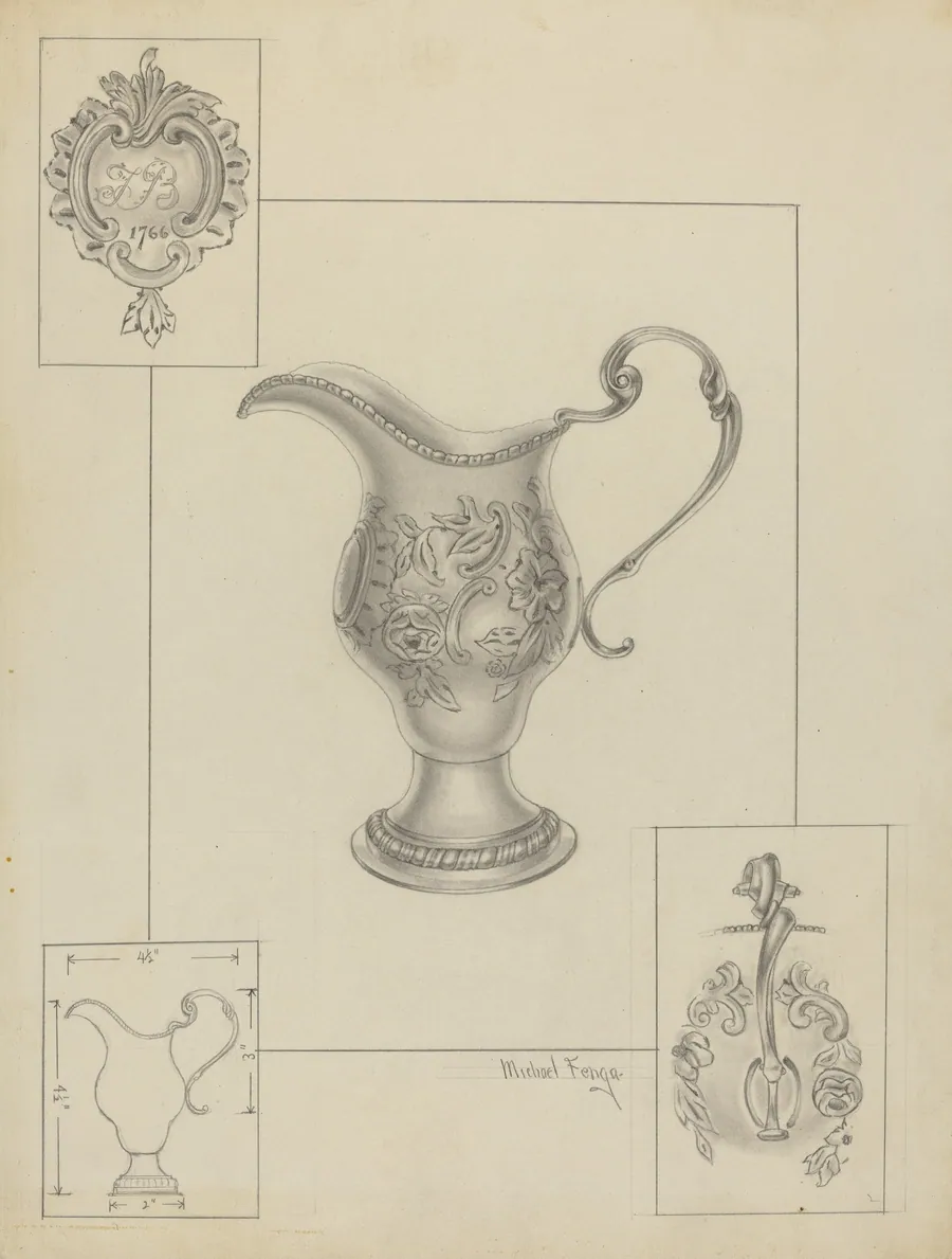 Silver Creamer by Michael Fenga