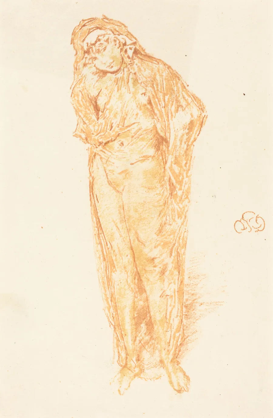 Draped Figure, Standing by James McNeill Whistler