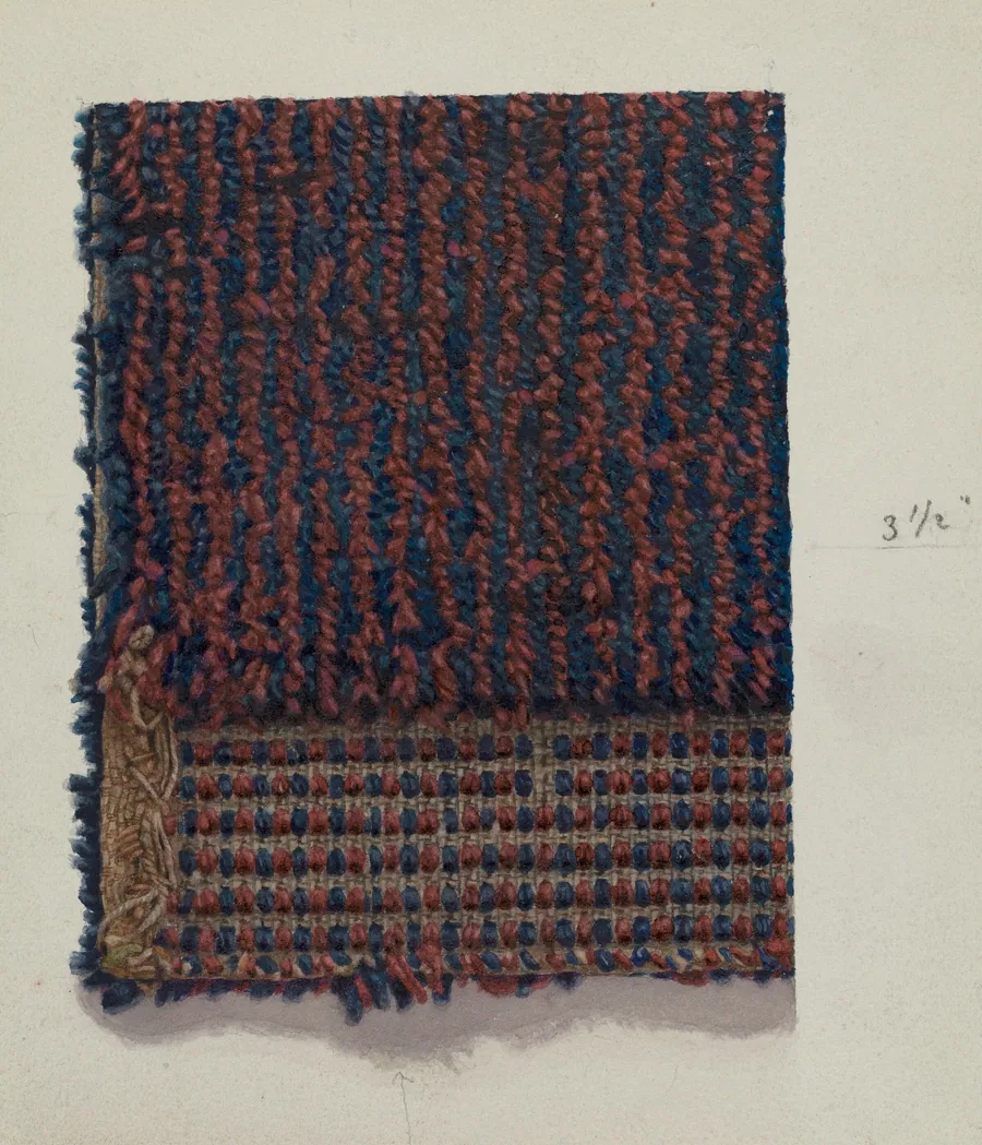 Woven Covering for Chair Seat by Elizabeth Moutal