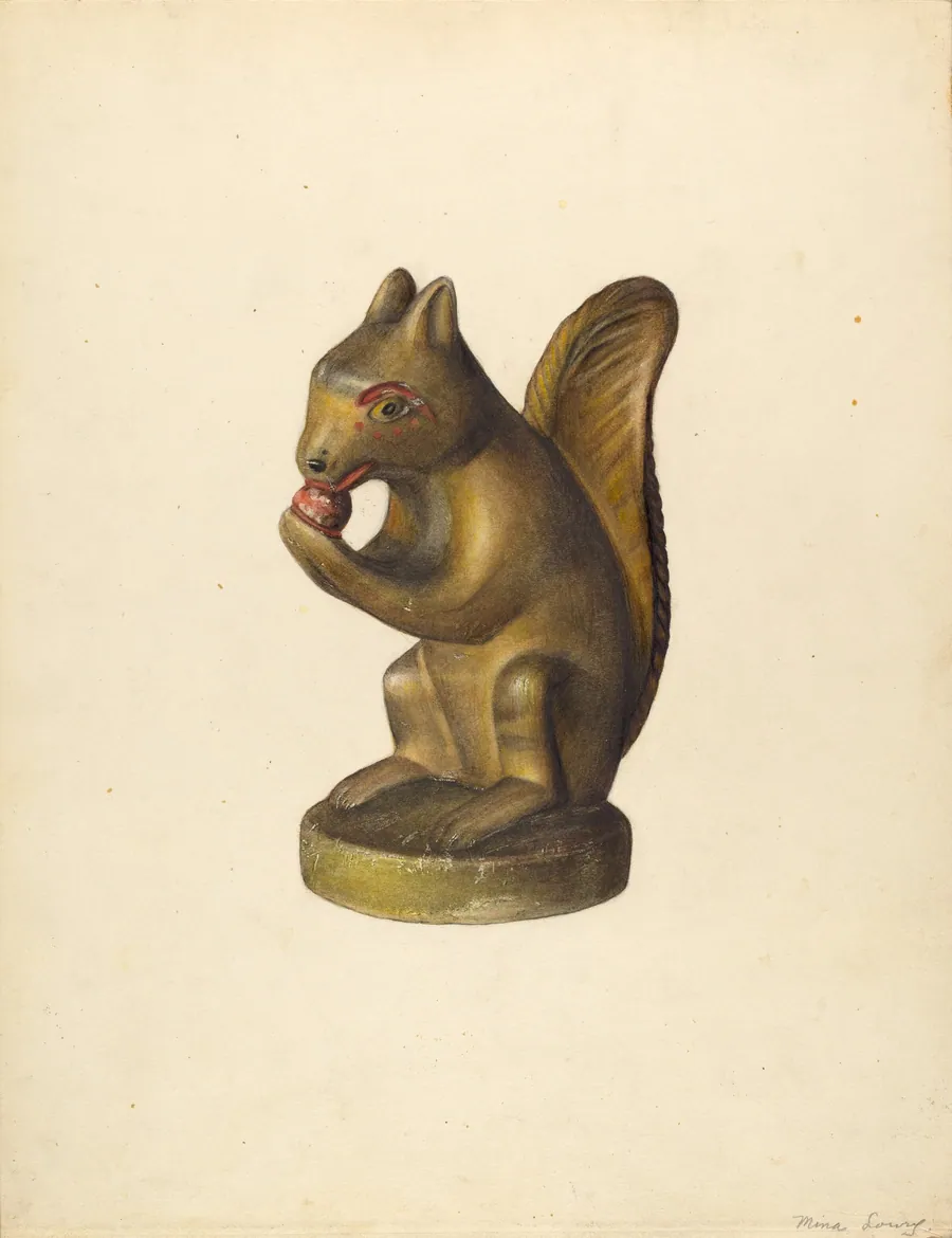 Squirrel by Mina Lowry