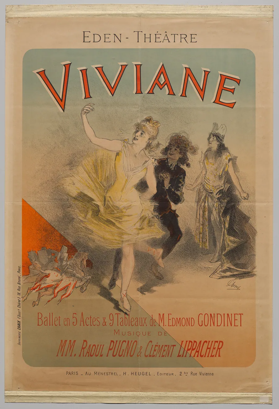 Viviane by Jules Chéret