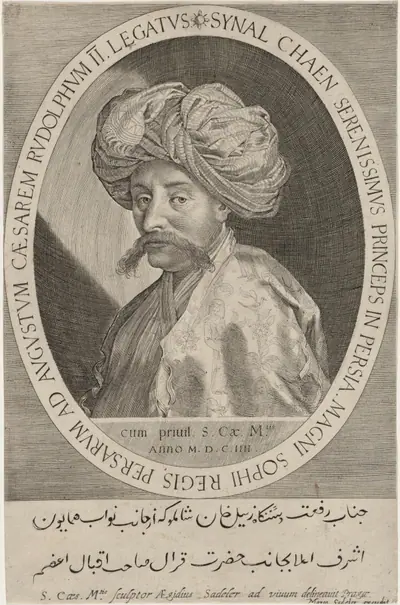 Synal Chaen, Persian Ambassador to Court of Rudolph II