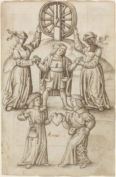 "Friendship Is Equality; A Friend Is Another Self" [fol. 10 recto]