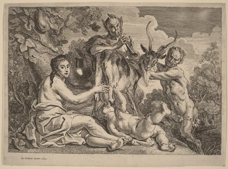 Jupiter Nourished by the Goat Amalthea by Remoldus Eynhoudts