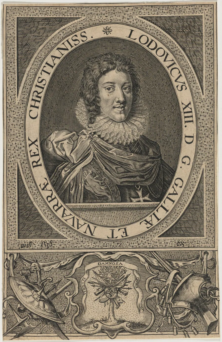 Louis XIII, King of France by Willem de Passe