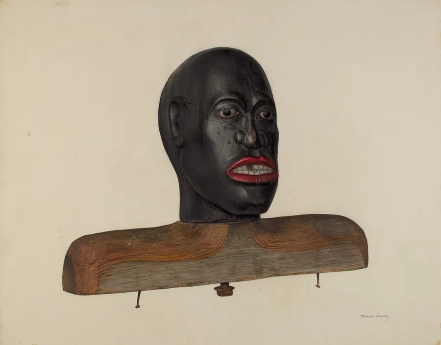 Head of a Negro by Mina Lowry