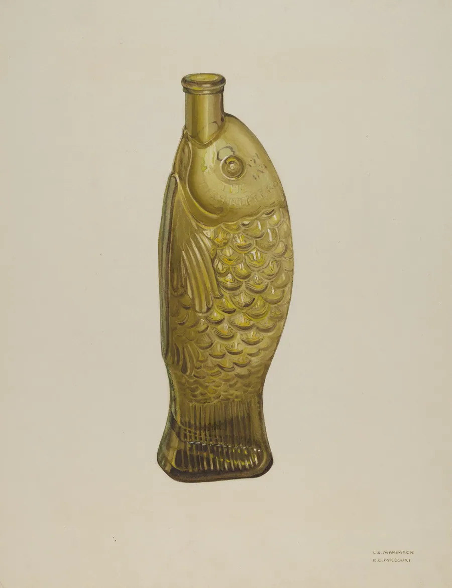 "Fish Bitters" Bottle by Lorraine S. Makimson