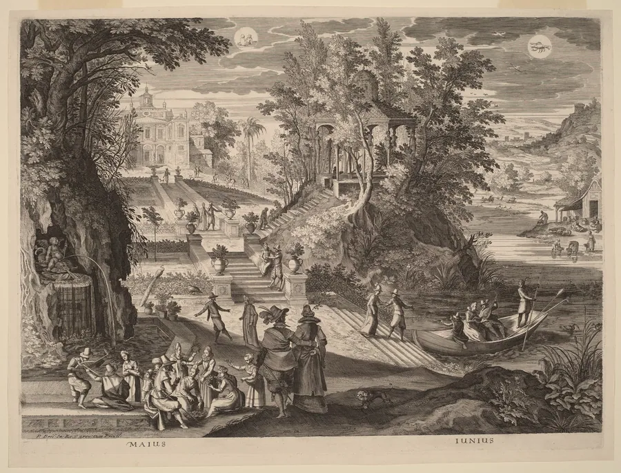 May and June by Aegidius Sadeler II