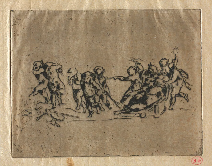 Bacchanal with Children and Chariot by Jean-Baptiste Carpeaux