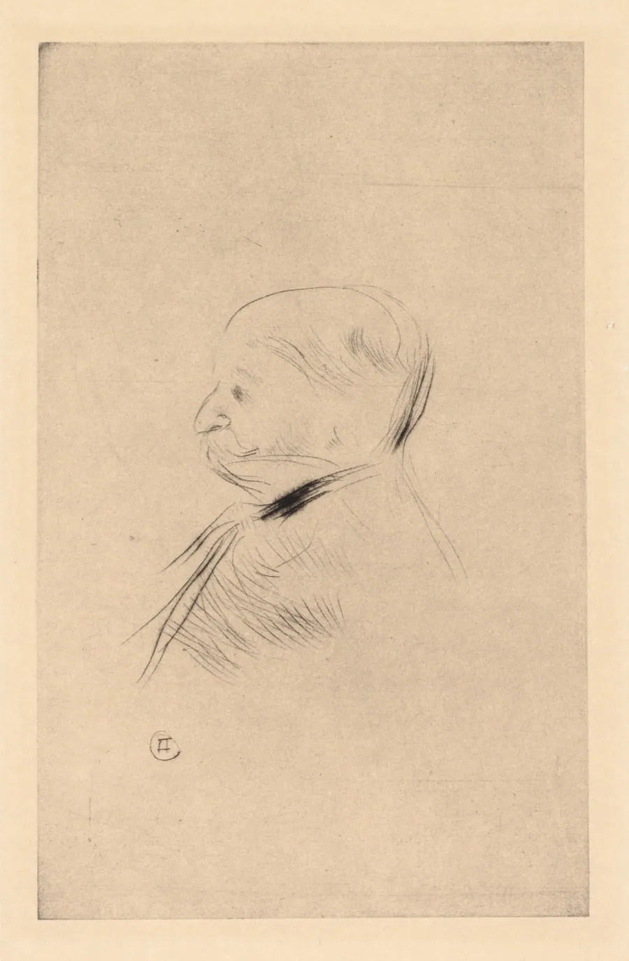 Portrait of a Man (Portrait d'un homme) by Henri de Toulouse-Lautrec