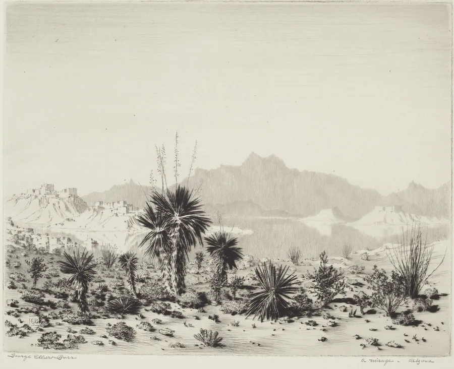 A Mirage, Arizona by George Elbert Burr