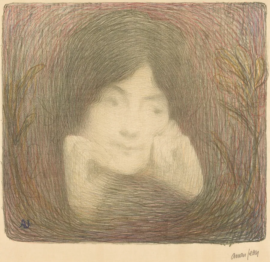 Mlle Moréno de la Comédie-Française by Edmond Aman-Jean
