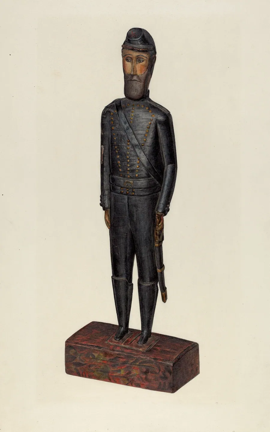 Civil War Soldier by Mina Lowry