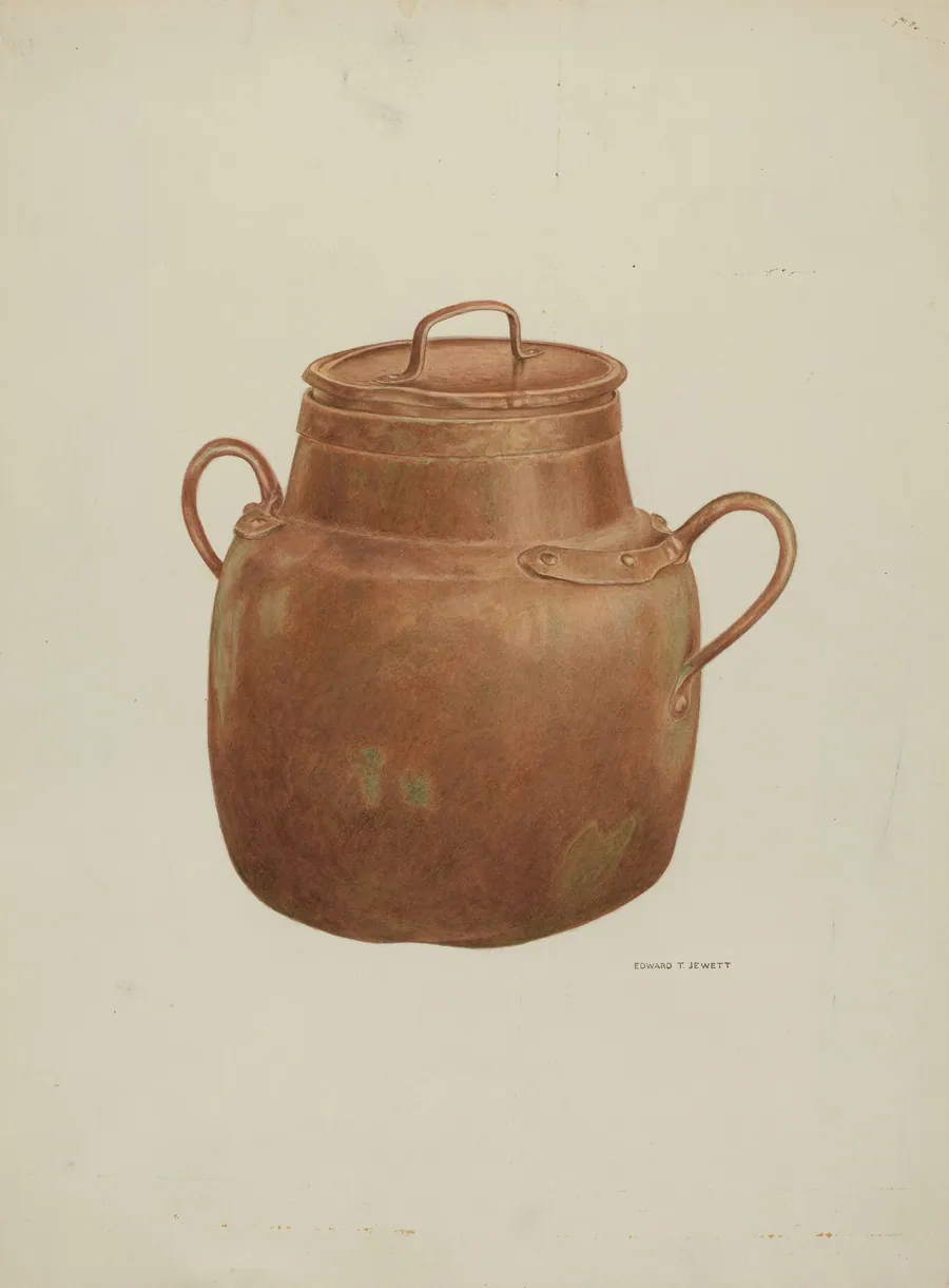 Copper Cauldron by Edward Jewett