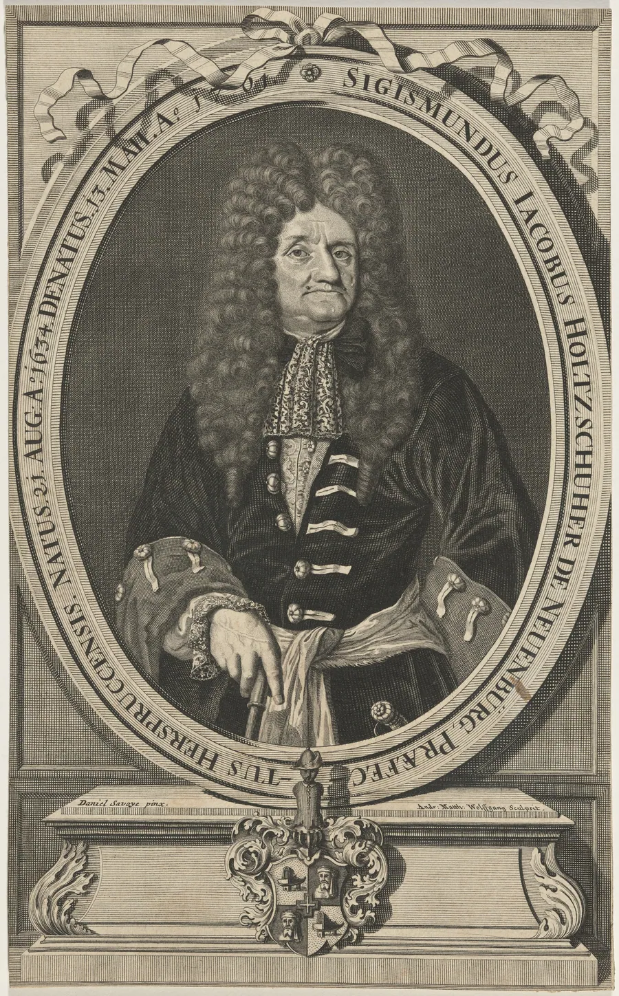 Sigismundus Jacobus Holtzschuher de Neuenburg by Andreas Mattaus Wolfgang