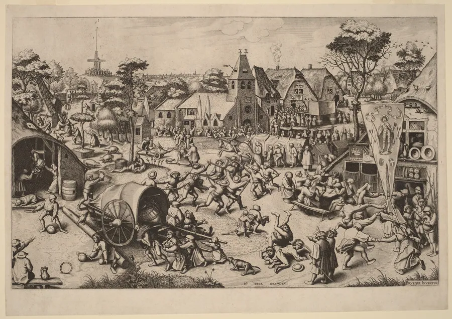 The Festival of Saint George by Johannes van Doetechum the Elder