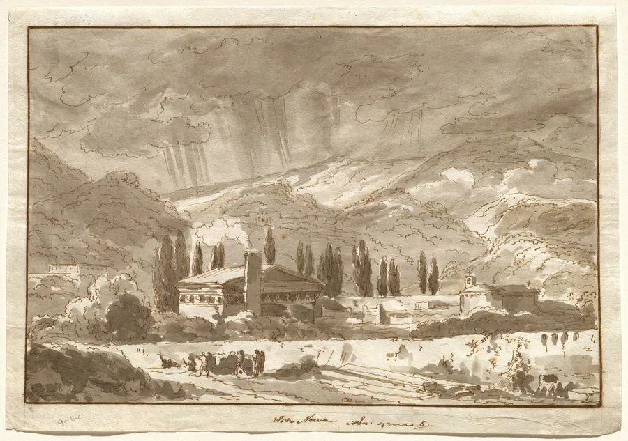 A Storm over the Mountains near Nocera by Johann Wolfgang von Goethe