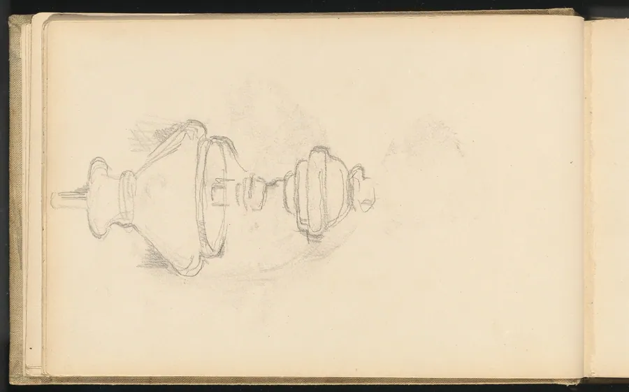 Kerosene Lamp by Paul Cezanne