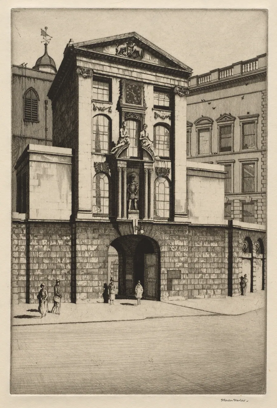 Henry VIII Gateway by Herbert Gordon Warlow