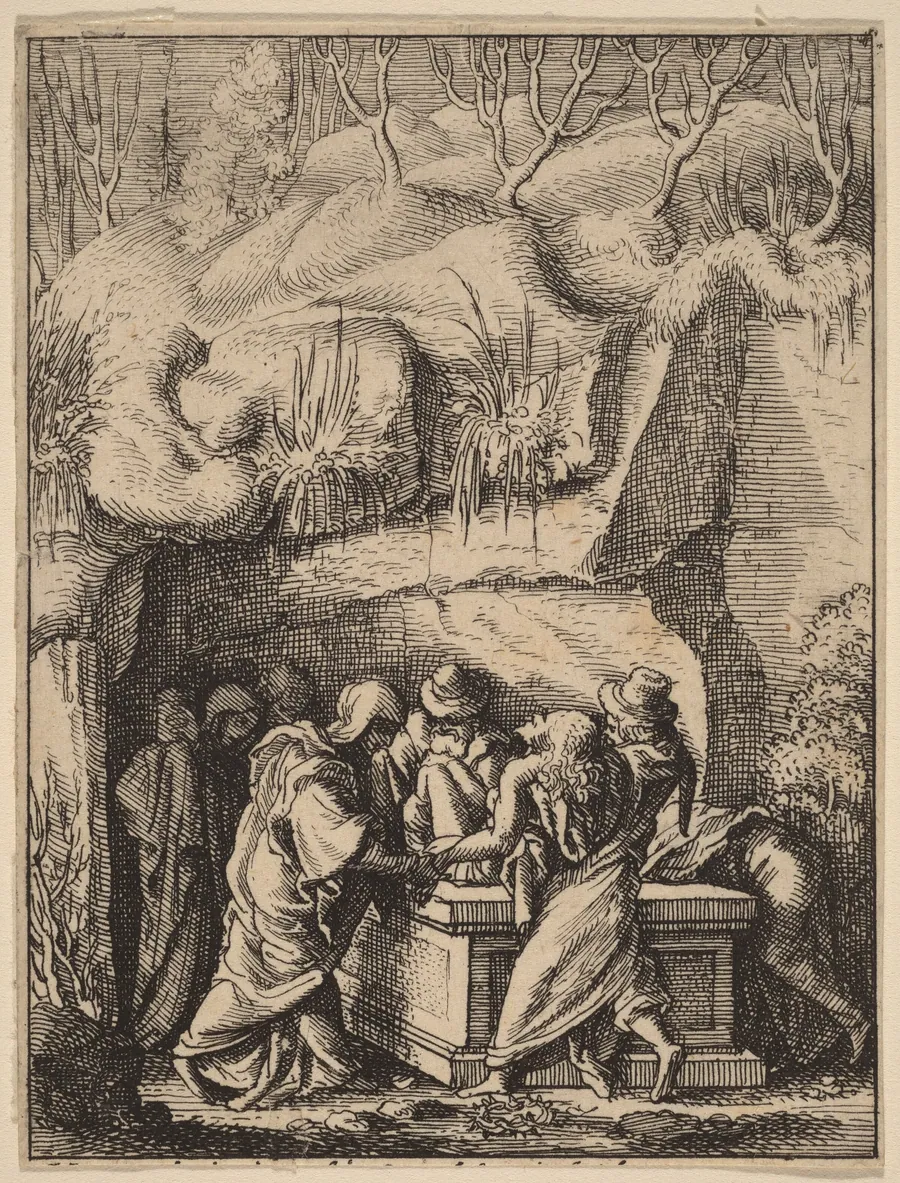 The Entombment by Wenceslaus Hollar
