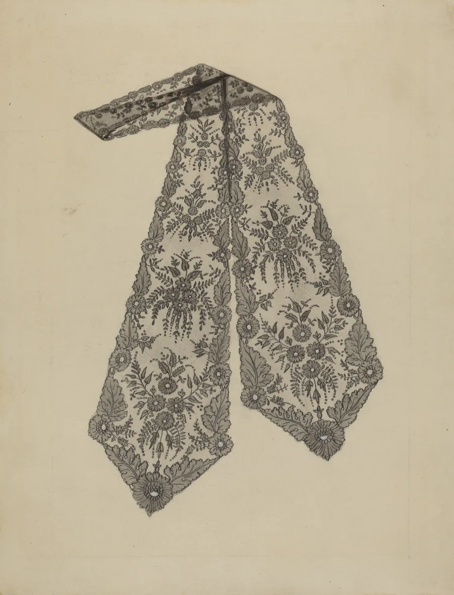 Lace Cravat by Jean Peszel