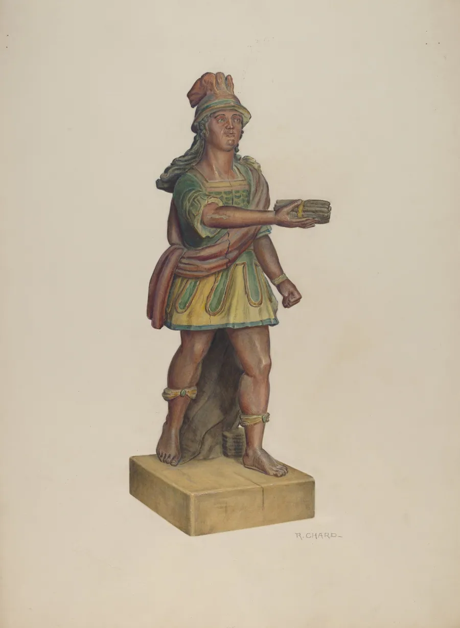 Cigar Store Indian by Raymond Chard